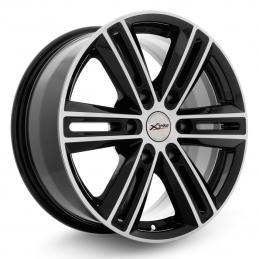 X`trike X-124 7.5x17 PCD6x114.3 ET30 DIA 67.1  BK/FP